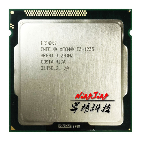 Intel Xeon E3-1235 E3 1235 3,2 ГГц четырехъядерный ЦПУ Процессор 6M 95W LGA 1155 ► Фото 1/1