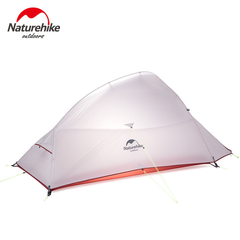 Палатка Naturehike CloudUp 2 Ультралегкая, туристическая палатка из 20D ткани, на 2 человек, с бесплатным ковриком, 2022 ► Фото 1/6