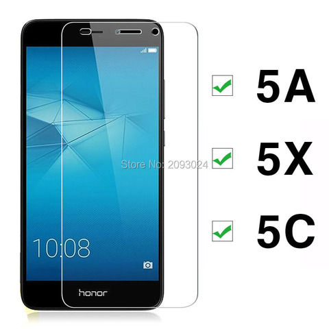 Защитное стекло для Honor 5c стекло для Huawei 5x 5a закаленное стекло 5 C X A C5 X5 A5 Защитная пленка для экрана для Honor5c Honor5x Honor5a ► Фото 1/1