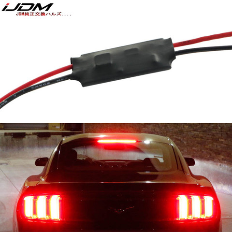 IJDM 12 В Plug-N-Play стробоскопический модуль вспышки для 2015-up Ford Mustang светодиодный третий стоп светильник 3 быстрый стробоскоп, 3 медленных вспышки ► Фото 1/3