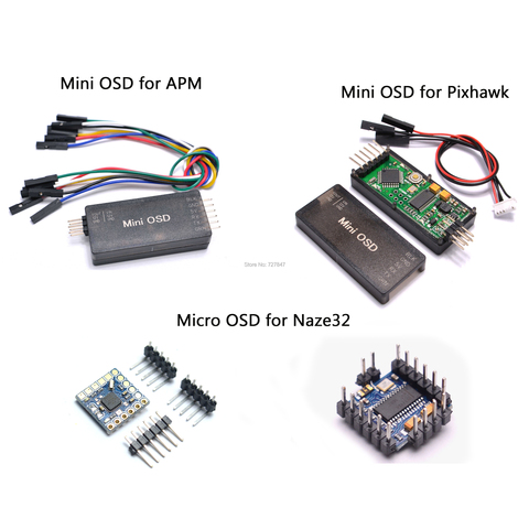 MICRO MINIMOSD Minim OSD Mini OSD для квадрокоптера, мультикоптера, APM / PIXHAWK/NAZE32, управление полетом ► Фото 1/6