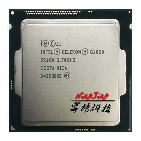 Двухъядерный процессор Intel Celeron G1820, 2,7 ГГц, 2 Мб, 53 Вт, LGA 1150 ► Фото 1/1