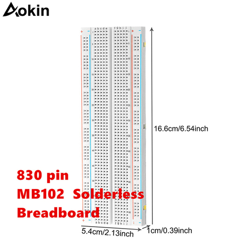 Макетная плата 830 Tie Point, бесsolderless печатная плата прототипа 830 Pin печатная плата для хлеба для Arduino MB102 тестирование Разработка DIY для RPI ► Фото 1/1