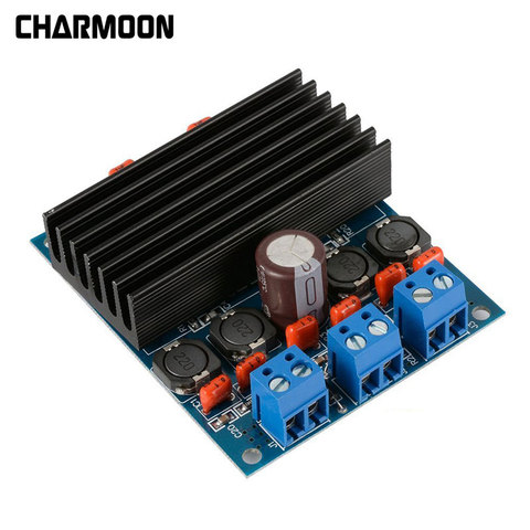 TDA7492 D Класс высокой мощности Цифровой усилитель плата 2x50W AMP доска с радиатором Новый ► Фото 1/1