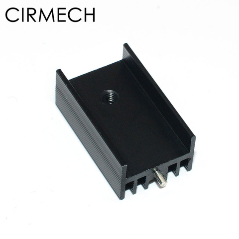 Радиатор для усилителей CIRMECH, алюминиевый радиатор для охлаждения LM317 Lm337, охлаждающие пластины для электронных чипов 25*15*10 мм ► Фото 1/5