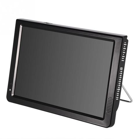 Leadstar 12 дюймов цифровой телевизор ATSC портативный мини-Телевизор 1080P HD HDMI видео плеер с перезаряжаемой батареей для домашнего автомобиля ► Фото 1/6