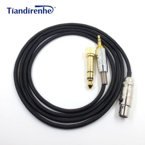 Модернизированный кабель для наушников для AKG Q701 K712 K240 K141 K271 K702 гарнитура Замена аудио провода 3,5 мм штекер мини XLR ► Фото 1/1