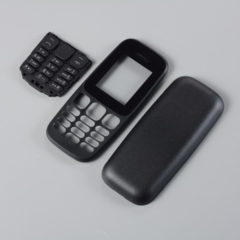 Корпус для Nokia 105 2017, передняя рамка, задняя крышка аккумулятора, английские/арабские клавиатуры, инструменты ► Фото 1/4