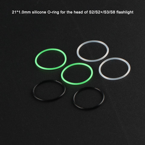 21*1,0 мм Силиконовое уплотнительное кольцо для головки фонарика S2/S2 +/S3/S8 ► Фото 1/2