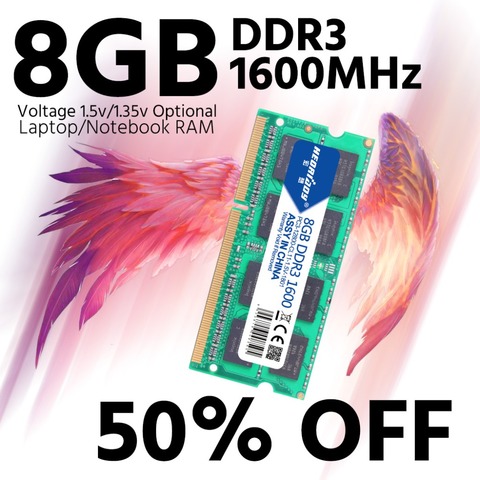 DDR3 8 Гб 1600 ОЗУ для ноутбука 1600 МГц Sodimm Macbook ddr3l совместимый с ноутбуком ddr3 4 Гб 1333 МГц Sdram 1066 МГц ► Фото 1/6