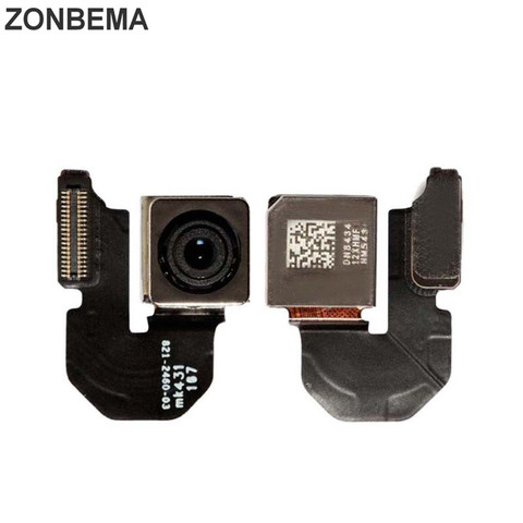 Модуль камеры заднего вида ZONBEMA с датчиком вспышки, основная камера с гибким кабелем для iPhone X, XR, XS, 5 5S, 5C, SE, 6, 6S, 7, 8 Plus, XS MAX, оригинал ► Фото 1/6