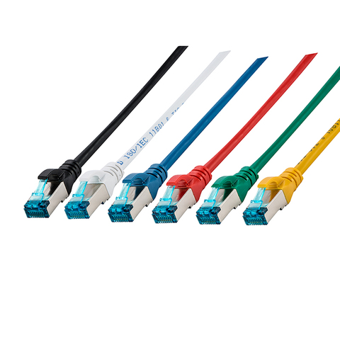 (6 шт./упак.) Cat.5e FTP сетевой Соединительный кабель 0,25 м до 10 м на выбор-доступно 6 цветов ► Фото 1/6