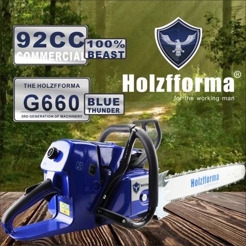 Farmertec Holzfforma G660 MS660 066 бензиновая цепная пила бензопила 92CC Роскошная обмоточная ручка бар с 25 дюймовым направляющим и цепью для пилы ► Фото 1/1