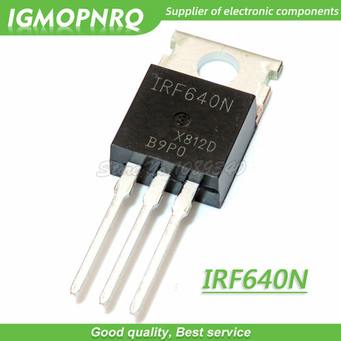 10 шт., IRF640N IRF640 IRF640NPBF 200 в 18A TO-220 MOSFET N канальный новый оригинальный fet ► Фото 1/1