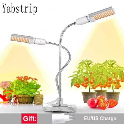 Светодиодная фитолампа полного спектра Yabstrip, приглушаемая лампа для выращивания растений в доме, для теплиц, цветов, саженцев, 5 В, с USB ► Фото 1/6