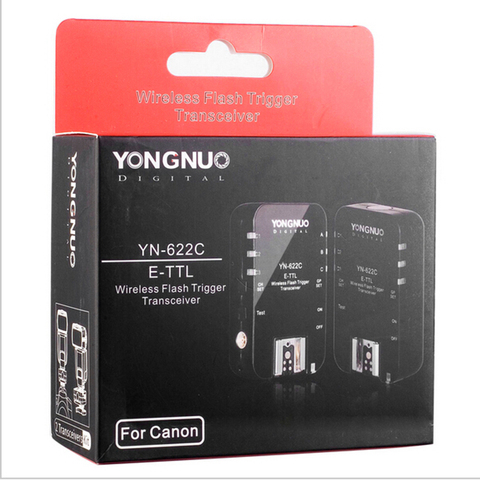 Yongnuo YN 622C, беспроводной esttl HSS 1/8000S Flash Trigger 2 приемопередатчика для Canon 1100D 1000D 650D 600D 550D 7D 5DII 50D ► Фото 1/6