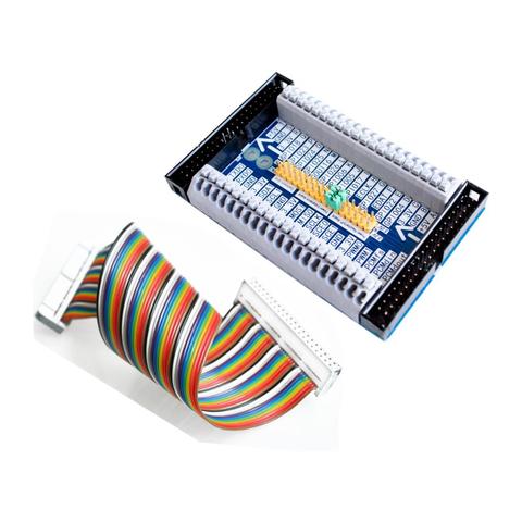 40Pin GPIO адаптер кабеля + Raspberry Pi 2/3 Модель B Многофункциональный Каскадный расширительный модуль GPIO Плата модуля для оранжевого Pi PC ► Фото 1/3