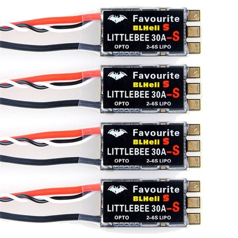 FVT LITTLEBEE Little bee BLHeli-s SPRING 20A / 30A ESC 2-6 S поддерживает Mulitshot DSHOT Oneshot42 OneShot125 Мультикоптер ► Фото 1/6