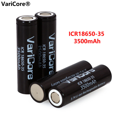 VariCore новый оригинальный ICR 18650-35 3500 мАч перезаряжаемый аккумулятор 3,7 в Высокая емкость для фонариков ► Фото 1/6