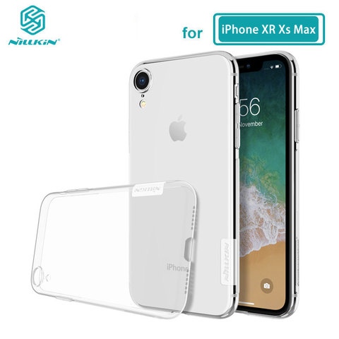 Для iPhone 11 чехол Nillkin серии Nature прозрачный корпус мягкий TPU чехол для iPhone 12 Mini Pro Xs Max XR 6 6S 7 8 Plus SE 2022 чехол ► Фото 1/6