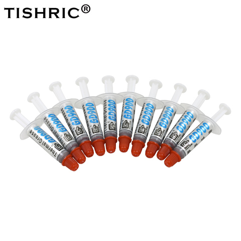 TISHRIC 100PCS GD900 1g Thermal Paste CPU Cooler Cooling Fan Pad Compound Silicone Plaster Heatsink GPU Processor Thermal Grease ► Фото 1/6