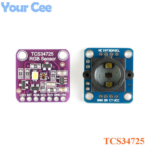 Цветной датчик TCS34725 RGB, модуль макетной платы с цветным датчиком Diy, Электронная плата PCB для Arduino ► Фото 1/6
