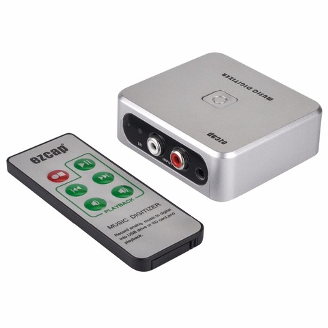 Музыкальный дигитайзер EZCAP 241, записывающее устройство для записи звука, конвертация старой аналоговой музыки в MP3 с поддержкой USB-накопителя или SD-карты ► Фото 1/6