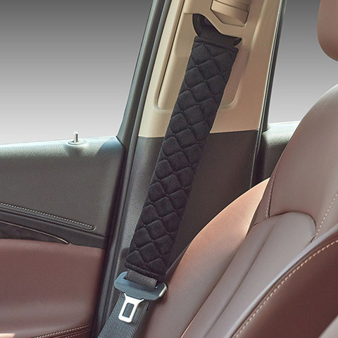 Автомобильный хлопковый ремень безопасности для автомобилей, защитная накладка на плечо для Volkswagen POLO Golf 5 6 7 Passat B5 B6 B7 Bora MK5 MK6 Tiguan ► Фото 1/6