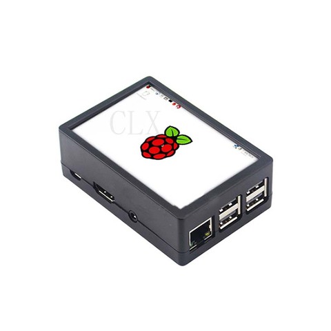 Raspberry Pi 3 Model B + ABS чехол с 3,5 дюймов TFT Экран для Raspberry Pi 3 Model B +/ Raspberry Pi 3 Model B/RPI 3B + ► Фото 1/5
