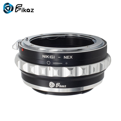 Кольцо-адаптер для крепления объектива Fikaz для Nikon G Mount F/AI/G Lens to Sony E-Mount NEX NEX-3 NEX-3C Alpha a6000 a5000 ► Фото 1/6