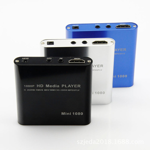 Внешний медиаплеер HDD Мультимедиа Player Full HD 1080P USB с поддержкой HDMI SD TV Box MKV H.264 RMVB WMV HDD Player 21 ► Фото 1/4