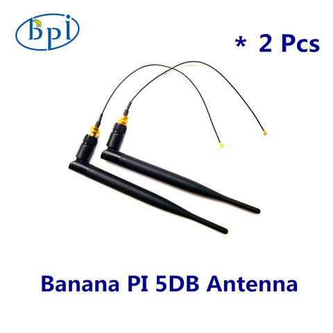 Антенна Wi-Fi 5 дБ для роутера Banana Pi R1 2 шт./лот ► Фото 1/1