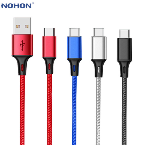 USB-кабель для быстрой зарядки и передачи данных, 25 см, 1 м, 2 м, 3 м, для Samsung S8, S9 Plus, OnePlus 5T, 6, Huawei, Xiaomi mi 8, оригинальный длинный шнур ► Фото 1/6