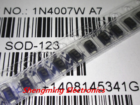 Диод SMD 100 шт. 1N4007W A7 SOD-123 1206 ► Фото 1/1