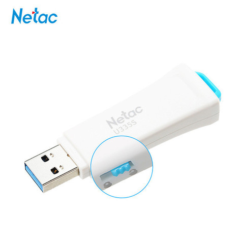 Оригинал! USB флеш-накопитель Netac, 16 ГБ, 32 ГБ, USB 3,0, флешка, USB 3,0, u-диск с защитой от записи, U335S ► Фото 1/6