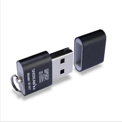 Портативный мини-USB 2,0 Micro SD TF T-Flash Устройство для чтения карт памяти адаптер флэш-накопитель SD флэш-память оптовая продажа ► Фото 1/6