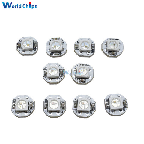 100 шт. 10x10 100 бит печатная плата WS2812B полноцветсветодиодный DC5V SMD 5050 RGB Светодиодная панель светильник для Arduino ► Фото 1/6