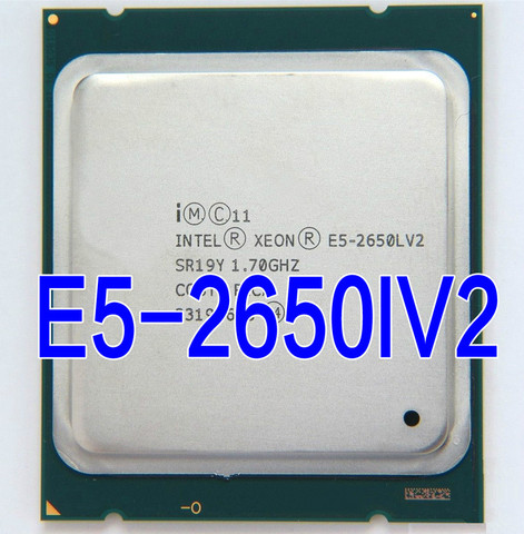 Intel Ксеон E5 2650L V2 процессор 1,7 ГГц 25 м Кэш LGA 2011 SR19Y E5-2650L V2 ЦП сервера ► Фото 1/1