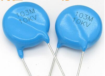 Керамический конденсатор 10KV 103M, емкость 10KV103 10NF, высоковольтные керамические конденсаторы 10NF, 5 шт. ► Фото 1/1