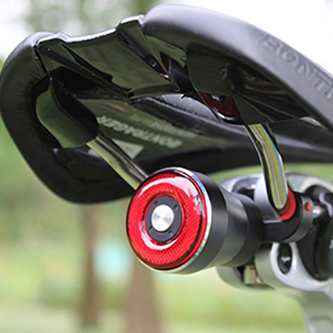 Велосипедный умный задний фонарь Q5, велосипедный стоп-сигнал, фонарь с датчиком торможения, велосипедный автоматический старт/стоп-сигнал, ... ► Фото 1/6