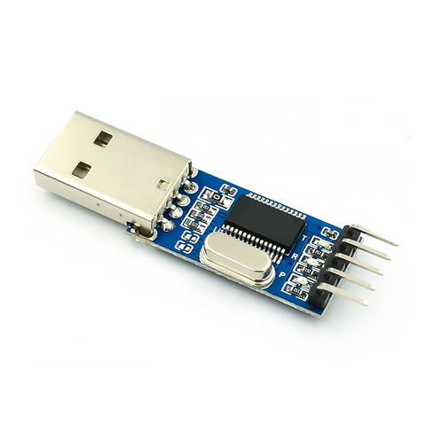 Модуль адаптера преобразователя PL2303 USB в RS232 TTL с пыленепроницаемой крышкой PL2303HX ► Фото 1/3