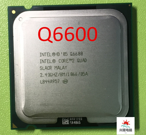 Процессор Core 2 Quad Q6600 (2,4 ГГц/8 Мб/1066 ГГц) q6600 разъем 775 процессор для настольного компьютера ► Фото 1/1