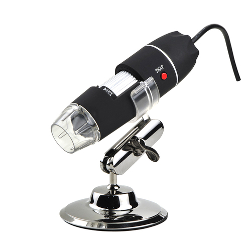 500X цифровой USB микроскоп с 8 светодиодными лампами регулируемый электронный Биологический микроскоп Лупа 50X-500X ► Фото 1/6