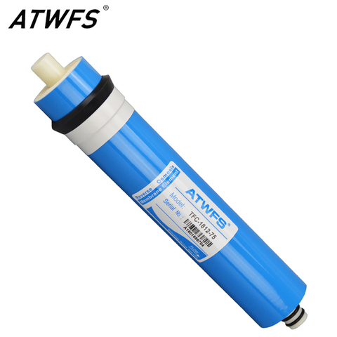 ATWFS высокомощный качество 75 gpd RO мембрана обратного осмоса, мембранная Система, картридж для фильтра воды TFC-1812-75 ► Фото 1/6