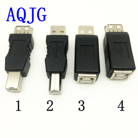 Переходник для принтера с USB 2,0 A мама на USB B штекер-гнездо USB 2,0 коннектор AQJG ► Фото 1/1