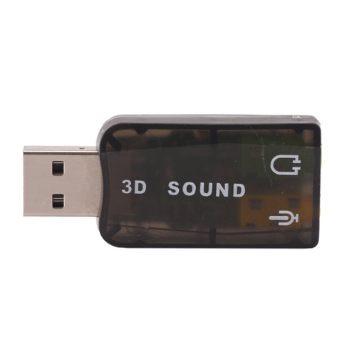 USB-звуковая карта USB 5,1 внешняя 3D USB звуковая карта аудио адаптер микрофон динамик аудио интерфейс для ноутбука ПК Micro Data ► Фото 1/6