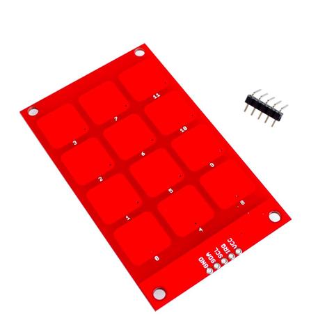 MPR121 емкостный сенсорный модуль сенсорные клавиши клавиатуры для arduino ► Фото 1/4
