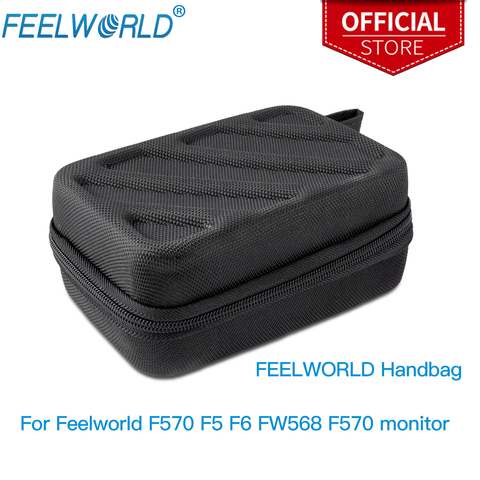 Портативный чехол FEELWORLD для переноски, 6,77x4,33x3,15 дюймов, для Feelworld F570 F5 F6 FW568 F570 и т. Д., накамерный монитор 5,7 дюйма ► Фото 1/6