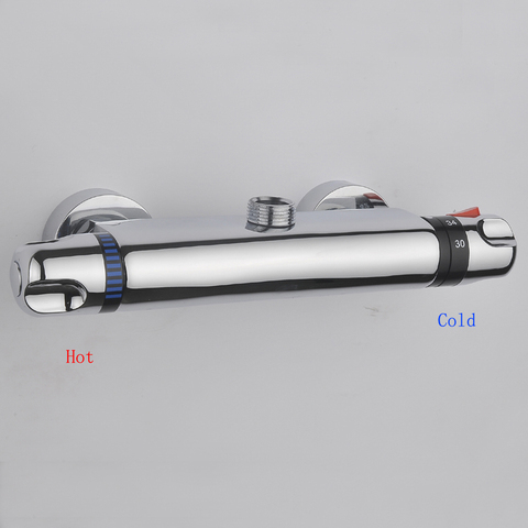 Новый термостатический смесительный клапан, термостатический смеситель для душа с контролем температуры, настенный смеситель для душа TR501 ► Фото 1/1