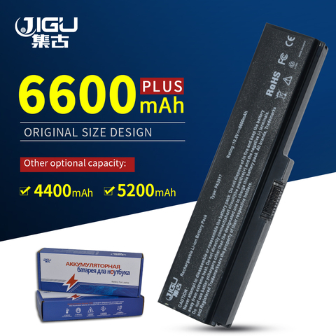 Сменный аккумулятор JIGU для ноутбука TOSHIBA Satellite L645 L655 L700 L730 L735 L740 L745 L750 L755 PA3817 PA3817U ► Фото 1/6